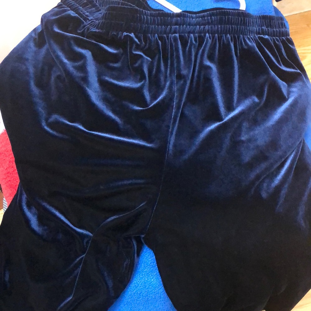 Royal blue suede material XL